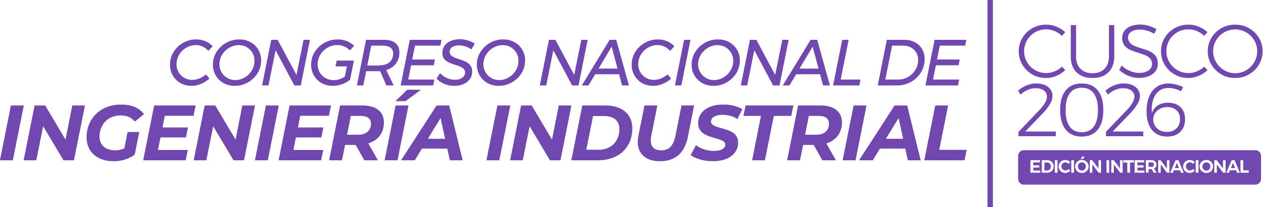 Congreso Nacional de Ingeniería Industrial Cusco 2026